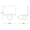 Steinel XLED PRO 240 S ANT Sensor-LED-Strahler 3000 K