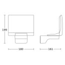 Steinel XLED PRO 240 WS LED-Strahler ohne Sensor 3000 K