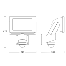 Steinel LS 300 S SW 4000K Sensor-LED-Strahler 186 x 213 x...