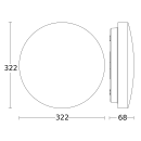 Steinel RS PRO P2-R FL 4000K LED-Innenleuchte ohne Sensor...