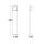 Steinel GL 85-900 SC 3000K Sensor-LED-Außenleuchte 136 x 146 x 900 mm