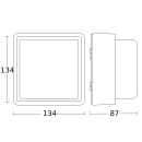 Steinel L 845 C ANT 3000K LED-Außenleuchte ohne Sensor 134 x 134 x 87 mm