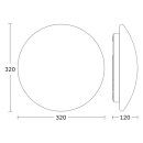 Steinel RS PRO P2-R S EM NW Sensor-LED-Innenleuchte 320 x...
