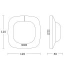 Steinel IR Quattro HD 058470 Präsenzmelder KNX WS UP