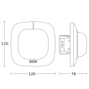 Steinel IR Quattro 058487 Präsenzmelder KNX WS UP