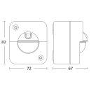 Steinel IR 180 easy AP Bewegungsmelder COM1 (on/off)