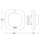 Steinel IR Quattro HD 068608 Präsenzmelder COM1...