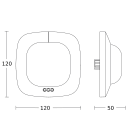 Steinel IR Quattro HD KNX Präsenzmelder KNX SW UP