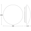 Steinel RS PRO P1-R 3000K LED-Innenleuchte ohne Sensor 3000k