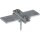 Dehn 286030 Flachbandhalter für Fl 30mm St/tZn mit Holzschraube 5x50mm FBH ZS 30 B6.5X16 HS5X50 STTZN