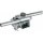 Dehn 339050 Dachrinnenklemme St/tZn für Wulst 16-22mm mit Doppelüberleger für Rd 8-10mm DRK DUL 8.10 W16.22 STTZN