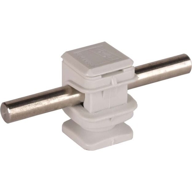 Dehn 204001 Leitungshalter DEHNsnap Kunststoff grau H 16mm für Rd 8mm mit Gewinde M6 LH DS 8 H16 IGM6 GR