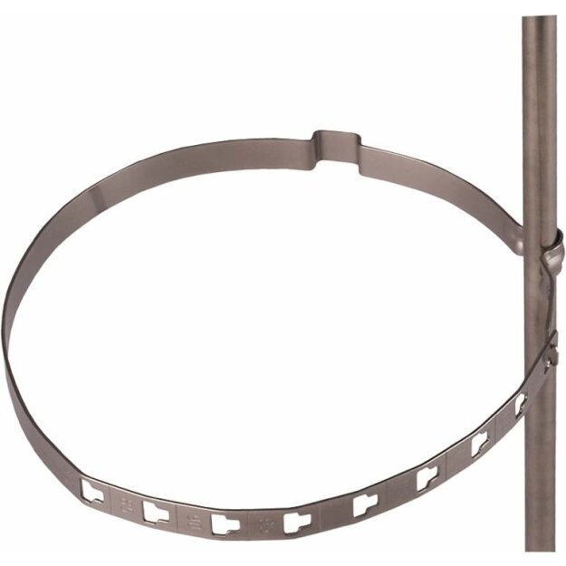 Dehn 200069 Leitungshalter für Rd 8mm NIRO für Regenfallrohre D 80-120mm LH 8 SB80.120 SCL V2A