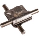 Dehn 390059 MV-Klemme NIRO für Rd 8-10mm mit...
