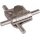 Dehn 390051 MV-Klemme Al für Rd 8-10mm mit Sechskantschraube MVK 8.10 SKM10X30 AL