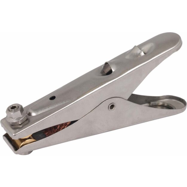 Dehn 546000 Erdungszange L 205mm St/galZn für Rd -55/Fl -45mm EZ 55 FL45 ASM10 STGALZN