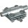 Dehn 319202 Kreuzstück St/tZn für Rd 8-10/16mm - Rd 16/Fl 30mm mit Zwischenplatte atte KS 8.10 16 FL30 ZP STTZN
