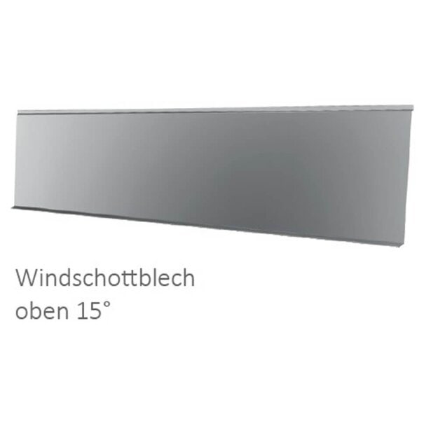 SL-Rack 21207-2280 Windschottblech oben 15° Windschottblech für obere Seite des Flachdachs 15°