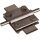Dehn 318209 Kreuzstück NIRO (V4A) für Fl 30/30mm Rd 8-10/Fl 30mm oder Zwischenplatte atte KS 8.10 FL30 V4A
