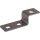 Dehn 390479 Endstück Z-Form mit 2 Vierkantlöcher D 11mm und 1 Rundloch D 13mm NIRO ES ZF 2X11.11 1XB13 V2A