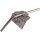 Dehn 343000 Schneefanggitterklemme St/tZn Klemmbereich 3-13mm m. Überleger f. Rd 7-10mm