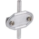 Dehn 480003 Nummernschild ohne Nummer Al f. Rd 7-10mm Fl...