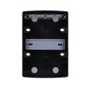Voxura Aufputz Feuchtraum Verteiler 1-reihig IP65 2-4 Module schwarz Tür transparent