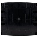 Voxura Aufputz Feuchtraum Verteiler 1-reihig IP65 4-8 Module schwarz Tür transparent