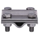Dehn 319209 Kreuzstück NIRO (V4A) für Rd 8-10/8-10mm Rd 8-10/Fl 30mm-Fl 30/30mm mit Zwischenplatte KS 8.10 8.10 FL30 ZP V4A