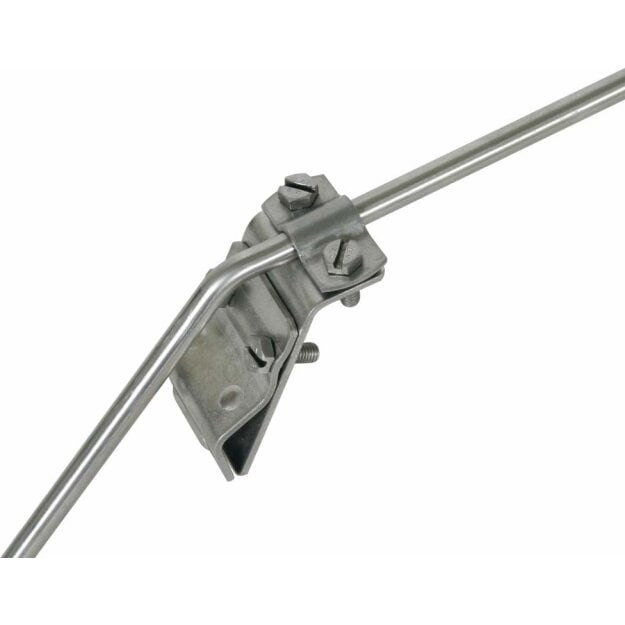 Dehn 338009 Dachrinnenklemme NIRO für Wulst 13-25mm mit Zweischrauben-Überleger für Rd 7-10mm DRK ZS 7.10 W13.25 V2A