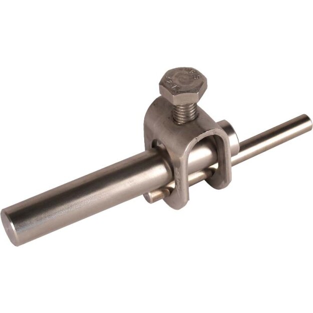 Dehn 380029 Stangenklemme NIRO für Rd 8-10/Rd 16mm FSK 8.10 16 SKM10X25 V2A