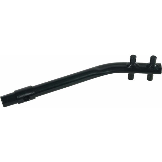 Dehn 595000 Richteisen gekröpft St/brüniert f. Rd 8-10mm m. Steckschlüssel SW13