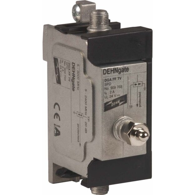 Dehn 909703 Überspannungsableiter DEHNgate für 75 Ohm SAT- und BK-Anlagen DGA FF TV