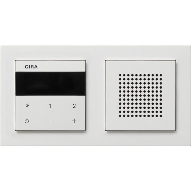 Gira 232029 UP-Radio IP Lautsprecher + Abdeckrahmen Gira E2