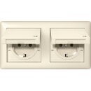 Gira 415801 SCHUKO-Steckdose mit Klappdeckel + Set IP44 +...