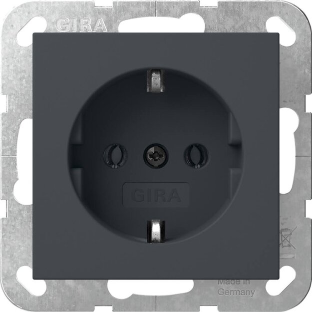 Gira 418028 SCHUKO-Steckdose SRK System 55 Anthrazit
