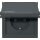 Gira 441067 SCHUKO-Steckdose mit Klappdeckel mit Beschriftungsfeld Gira TX_44 Anthrazit