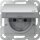 Gira 441426 SCHUKO-Steckdose mit Klappdeckel mit Shutter System 55 Farbe Alu