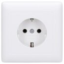 Gira 444027 SCHUKO-Steckdose mit Vollplatte Standard 55...