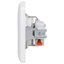 Gira 444027 SCHUKO-Steckdose mit Vollplatte Standard 55 Reinweiß seidenmatt