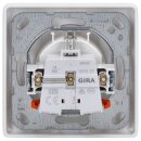Gira 444027 SCHUKO-Steckdose mit Vollplatte Standard 55 Reinweiß seidenmatt