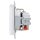 Gira 445303 SCHUKO-Steckdose mit Steckklemmen mit Shutter System 55 Reinweiß glänzend