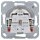 Gira 445303 SCHUKO-Steckdose mit Steckklemmen mit Shutter System 55 Reinweiß glänzend