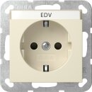 Gira 446201 SCHUKO-Steckdose mit Beschriftungsfeld EDV...