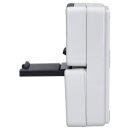 Gira 478030 SCHUKO-Steckdose 2-fach senkrecht mit Klappdeckel WG AP Grau