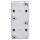 Gira 478030 SCHUKO-Steckdose 2-fach senkrecht mit Klappdeckel WG AP Grau