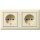 Gira 479301 SCHUKO-Steckdose 2-fach verdrahtet + Rahmen Standard 55 Cremeweiß