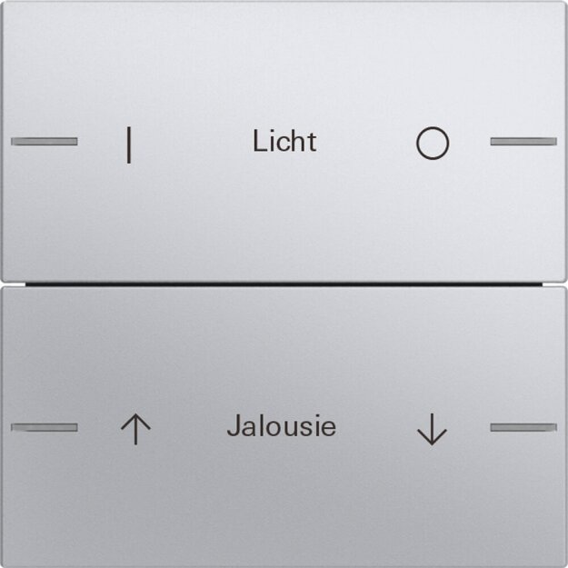 Gira 576226 Wippenset 2-fach individuell Tastsensor 4 System 55 Farbe Alu