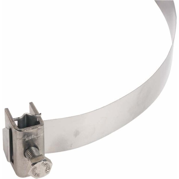 Dehn 106323 Band-Rohrschelle B 25mm NIRO für Rohre D -300mm für DEHNiso BRS SPB25 50.300 V2A