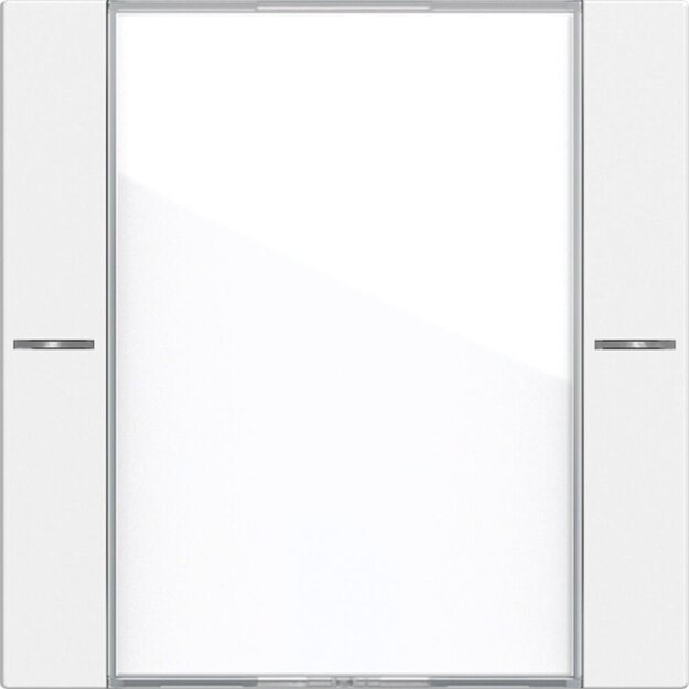 Gira 577127 Wippenset 1-fach mit Beschriftungsfeld für Tastsensor 4 System 55 Klar/Reinweiß seidenmatt